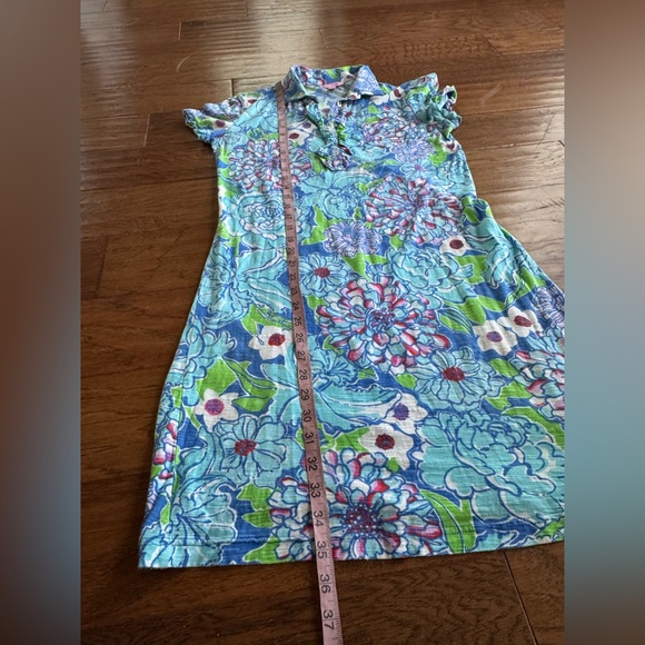 Lilly Pulitzer Blue‎ Mayflower Print Shift Dress - Picture 11 of 11
